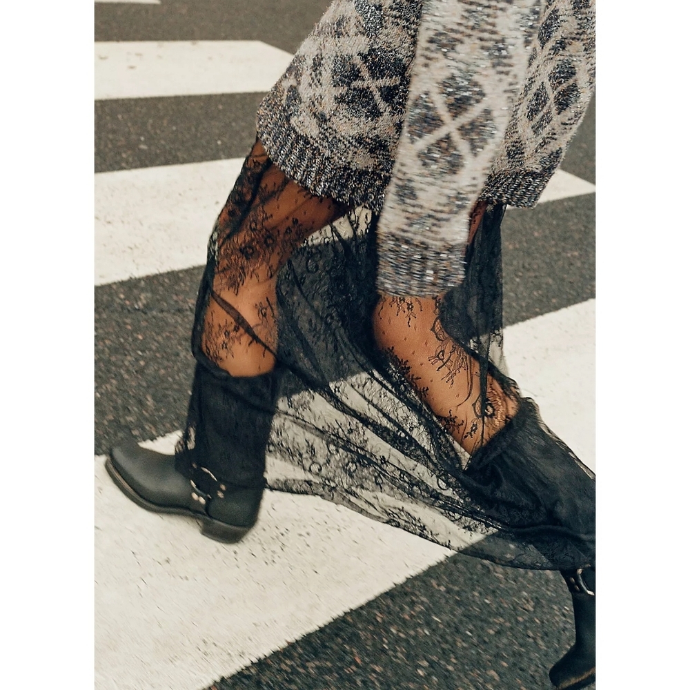 Frye Black Leather Harness Moto Boots